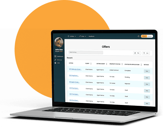 KoseApp dashboard on laptop